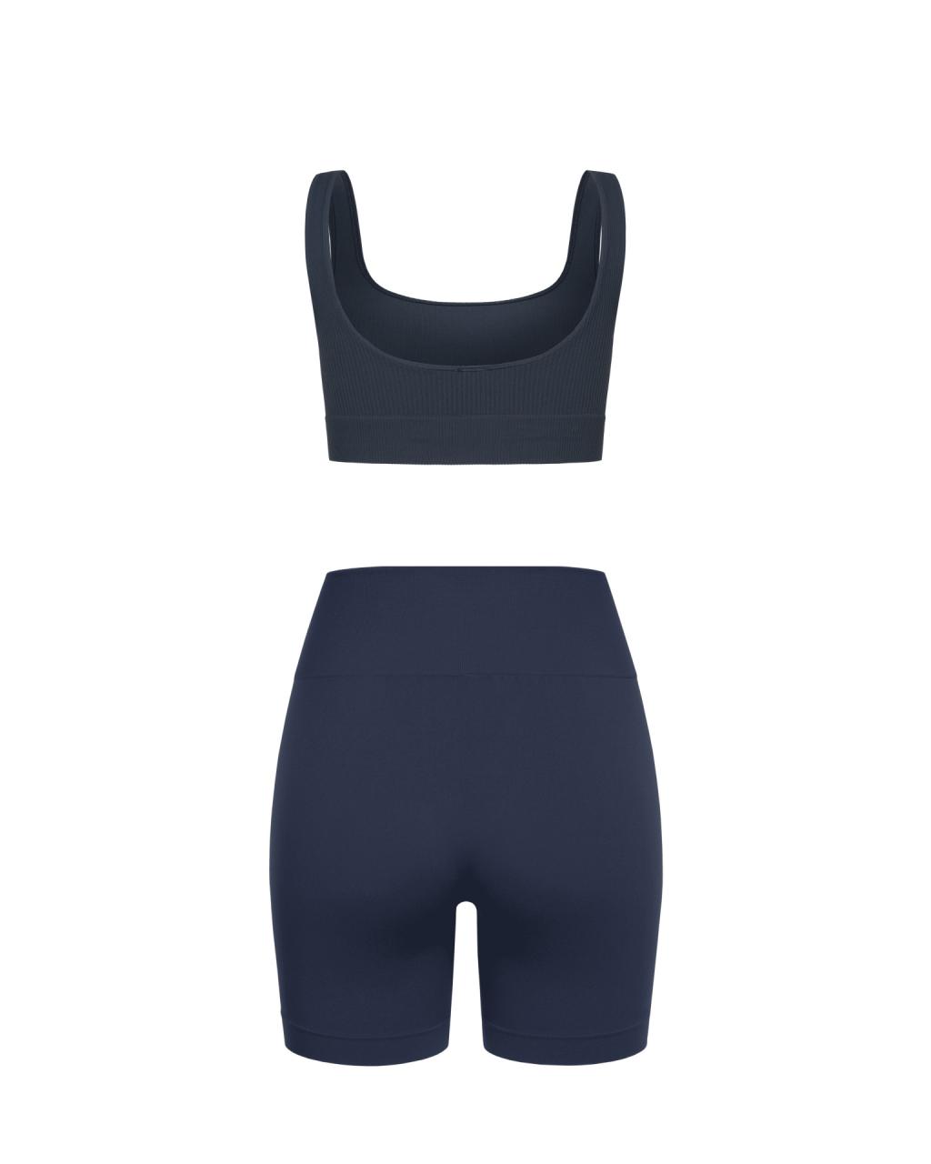 Комплект Blue GraphiteShort Shorts Top Ribbed
