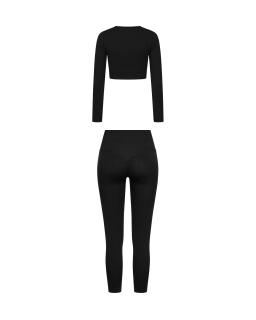 Set Black Push Up Long Sleeve
