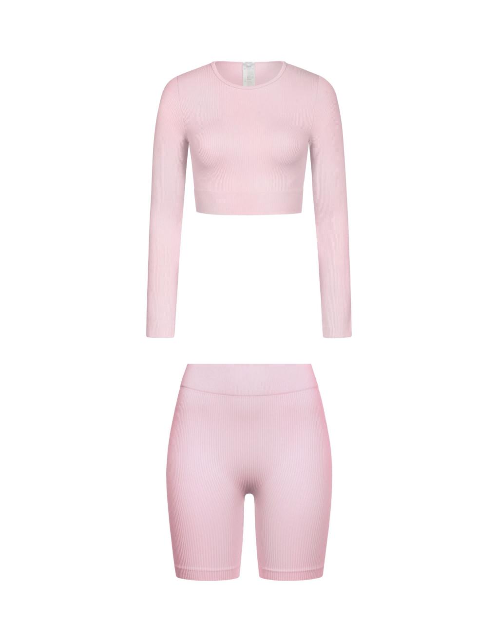 Комплект Misty Rose Shorts Long Sleeve