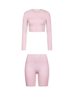 Комплект Misty Rose Shorts Long Sleeve