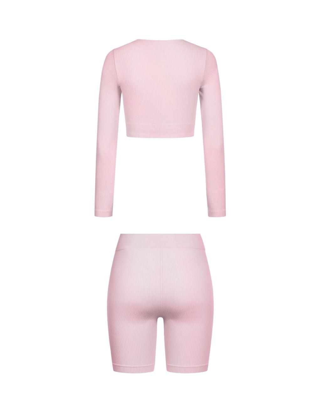 Комплект Misty Rose Shorts Long Sleeve