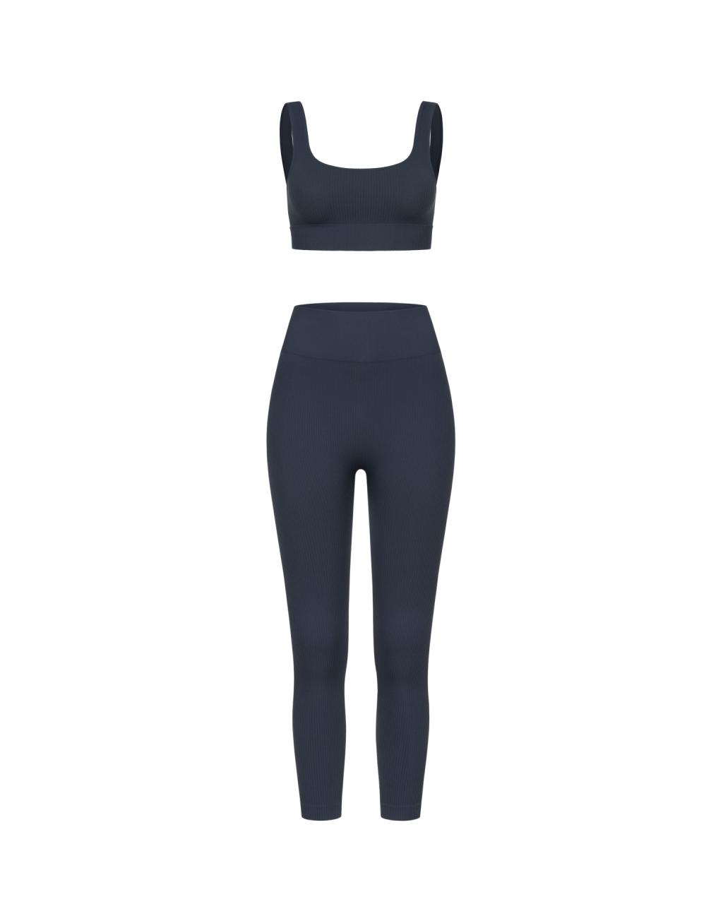 Set Blue Graphite Top Ribbed