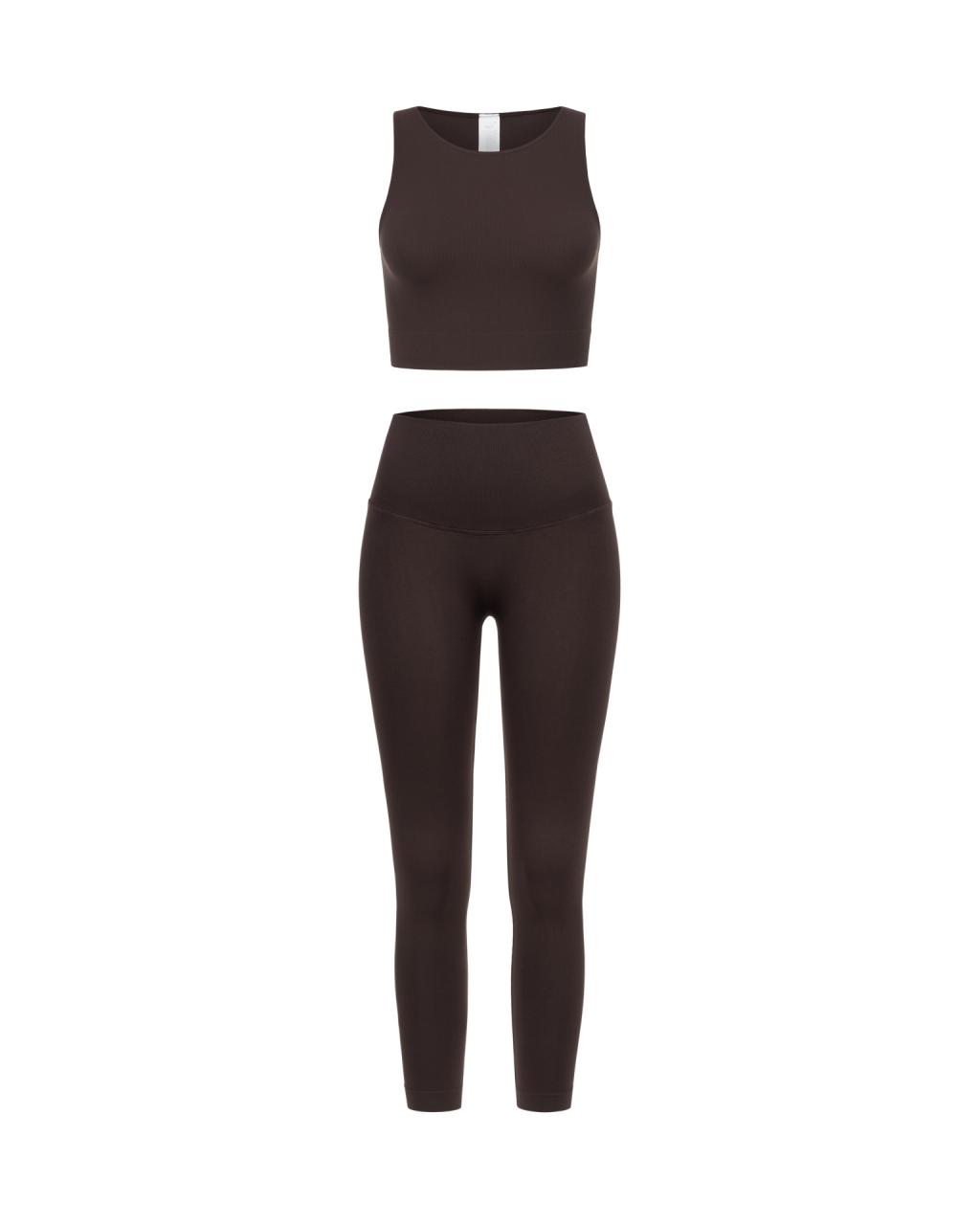 Комплект Chocolate Push Up Crop Top