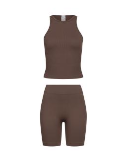 Комплект Coffee Shorts Top Tank