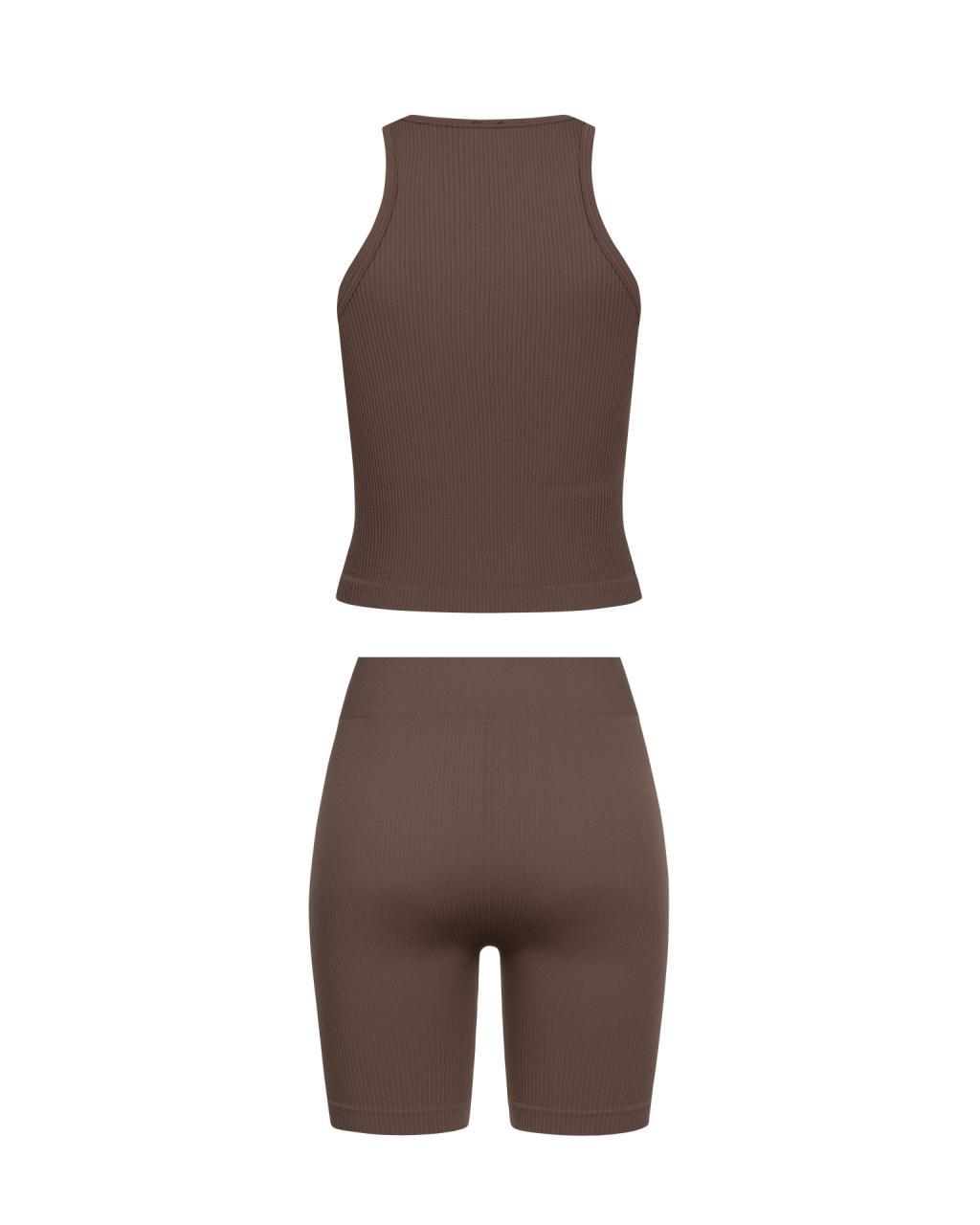 Комплект Coffee Shorts Top Tank