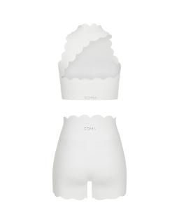 Комплект Wave Shorts Open Back White
