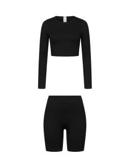 Комплект Black Shorts Long Sleeve