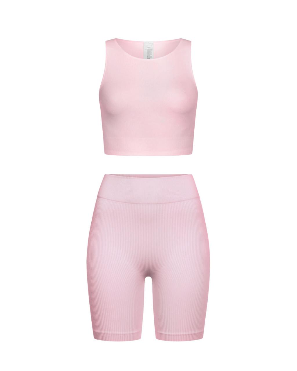 Комплект Misty Rose Shorts Crop Top