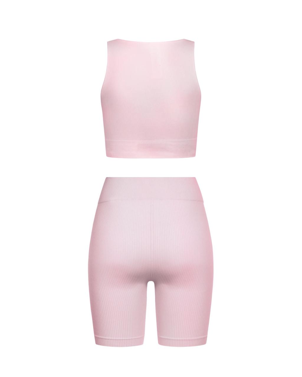 Комплект Misty Rose Shorts Crop Top