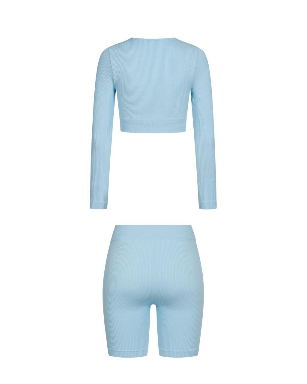 Комплект Crystal Blue Shorts Long Sleeve