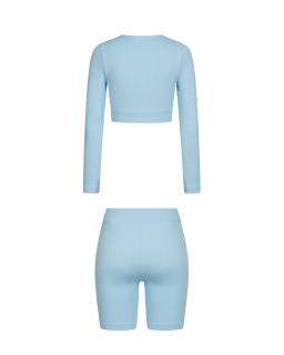 Комплект Crystal Blue Shorts Long Sleeve