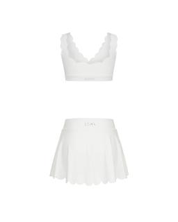 Комплект Wave Shorts V-neck White