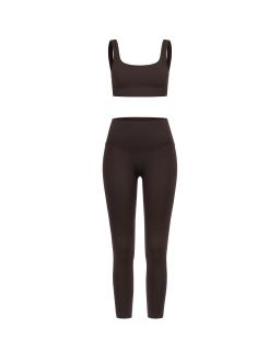 Комплект Chocolate Push Up Top Ribbed