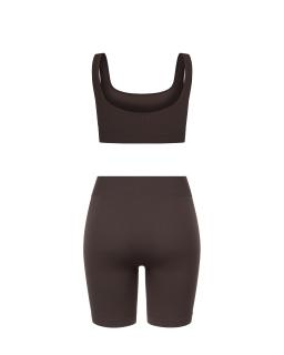 Комплект Chocolate Shorts Top Ribbed