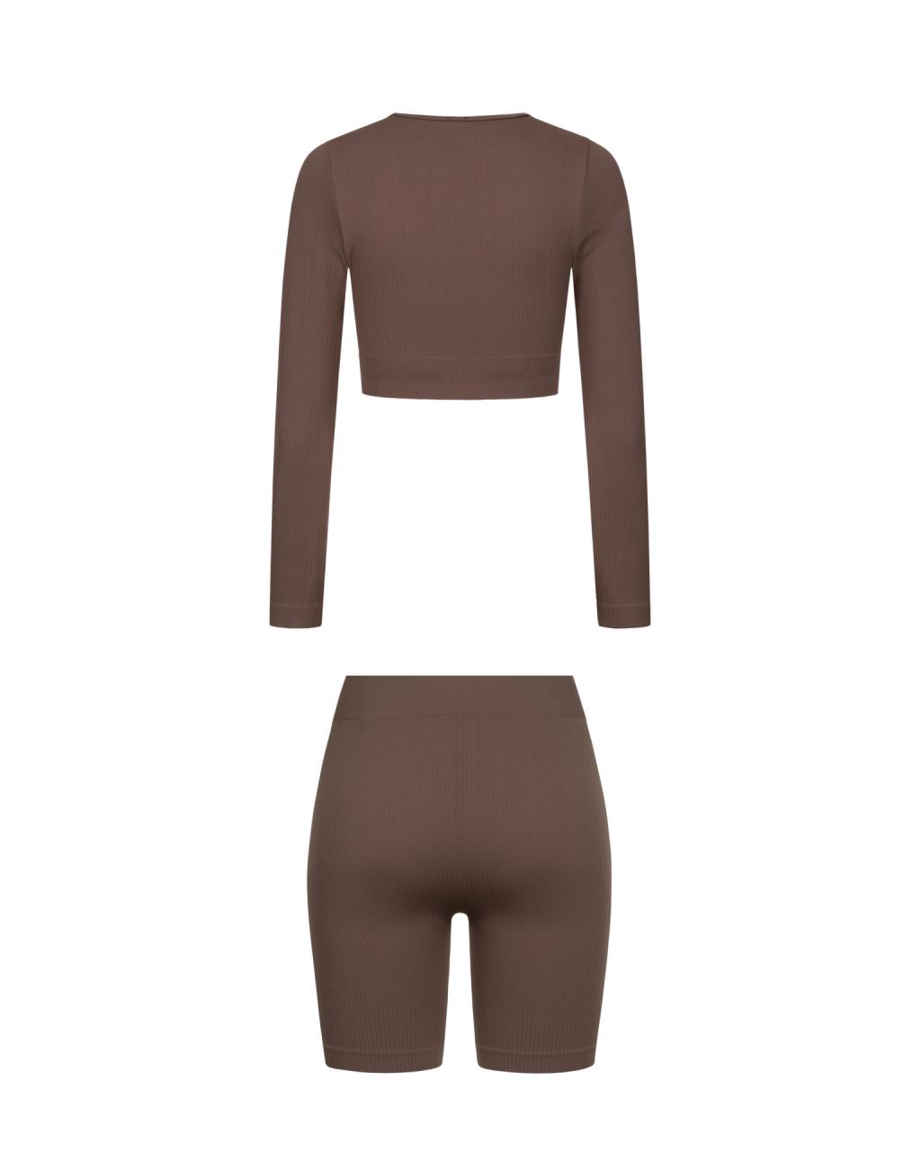 Set Coffee Shorts Long Sleeve