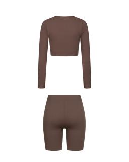 Комплект Coffee Shorts Long Sleeve