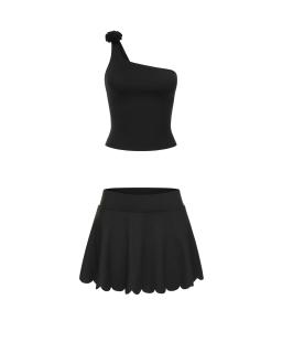 Комплект Wave Skirt Black Rose