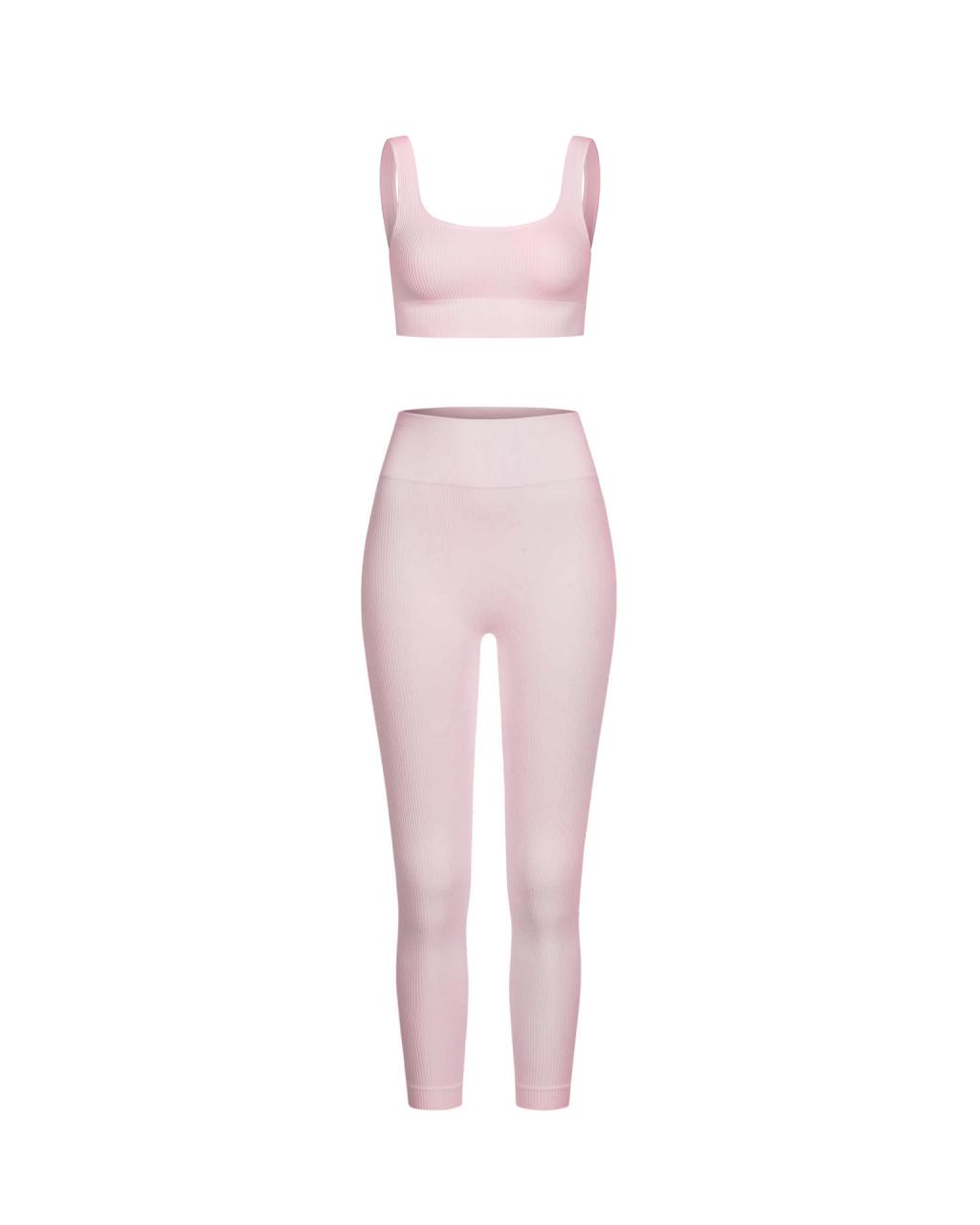 Комплект Misty Rose Top Ribbed