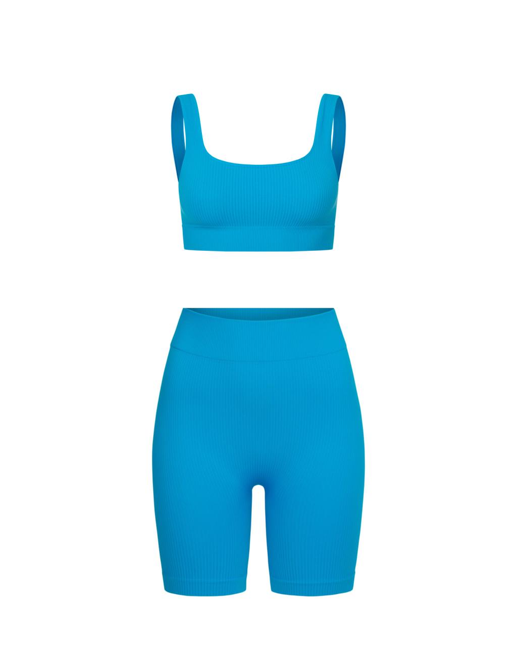 Комплект Crystal Azure Shorts Top Ribbed