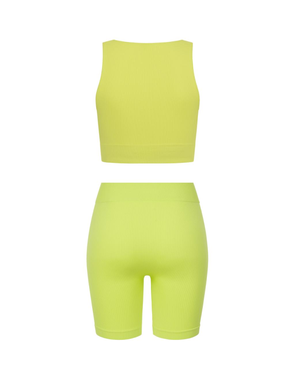 Комплект Citrus Green Shorts Crop Top