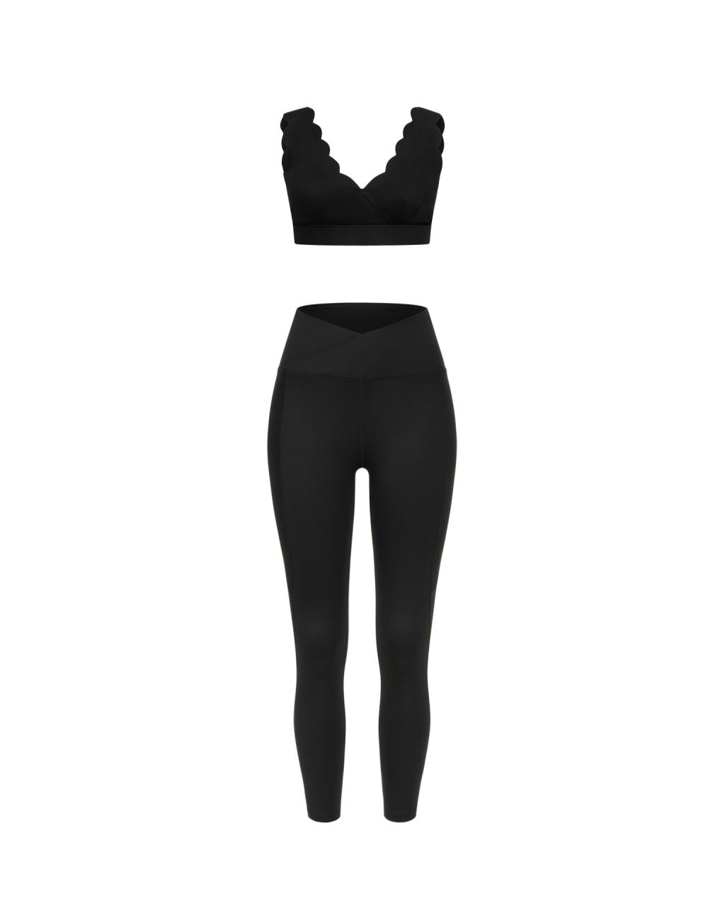 Set Dynamic V neck Black
