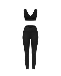 Set Dynamic V neck Black