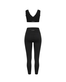 Set Dynamic V neck Black