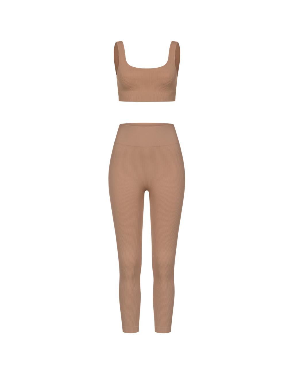 Set Macchiato Top Ribbed