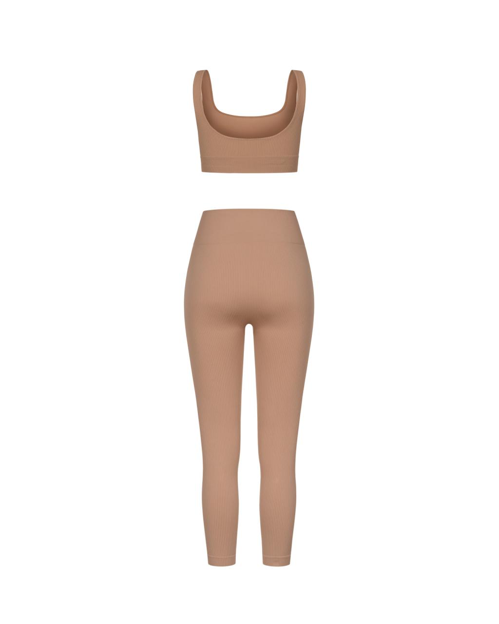 Set Macchiato Top Ribbed